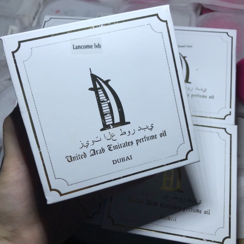 Nước hoa Dubai cao cấp - tinh chất cô đặc 1 giọt thơm cả ngày