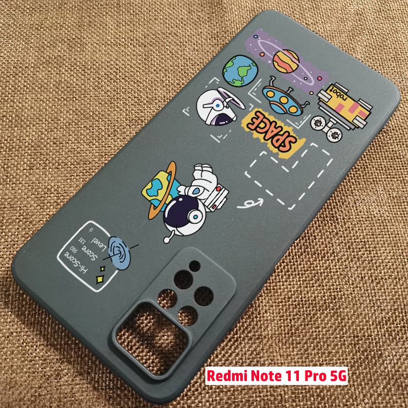 Ốp Điện Thoại Mềm Bảo Vệ Camera Cho Xiaomi Redmi Note 11 Pro 5G B001