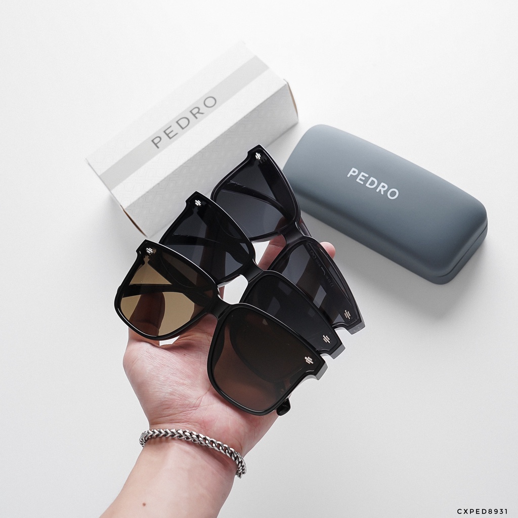 [FULL BOX] Kính mát thời trang style Hàn Quốc sang chảnh, Gọng nhựa, tròng kính chống tia  TR8931