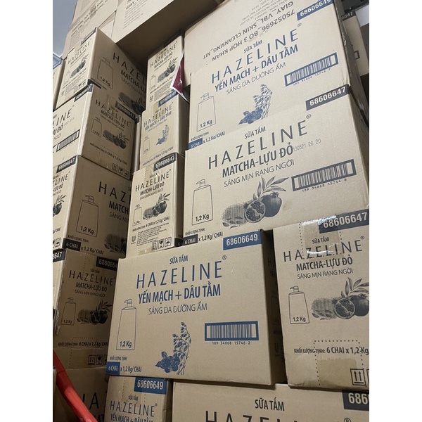 sữa tắm hazeline chai 1,2kg