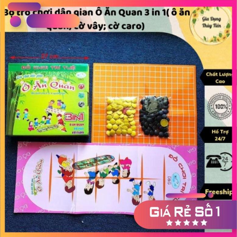 Bộ trò chơi dân gian Ô Ăn Quan 3 in 1