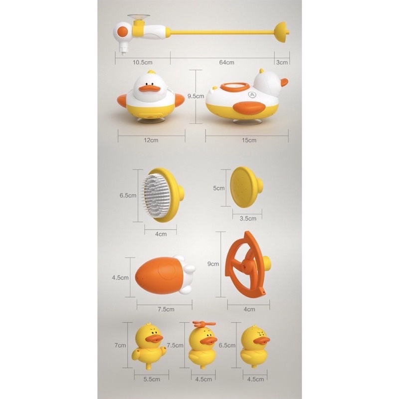 Đồ chơi vịt bơi nhà tắm