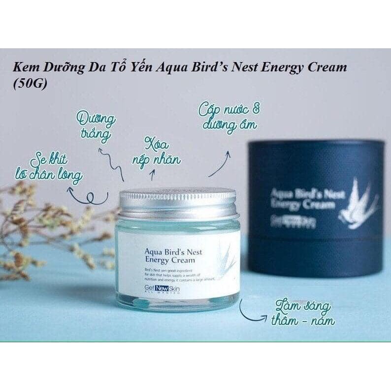 [Sẵn] KEM DƯỠNG Cấp ẩm DA TỔ YẾN Aqua Bird’s Nest Energy Cream