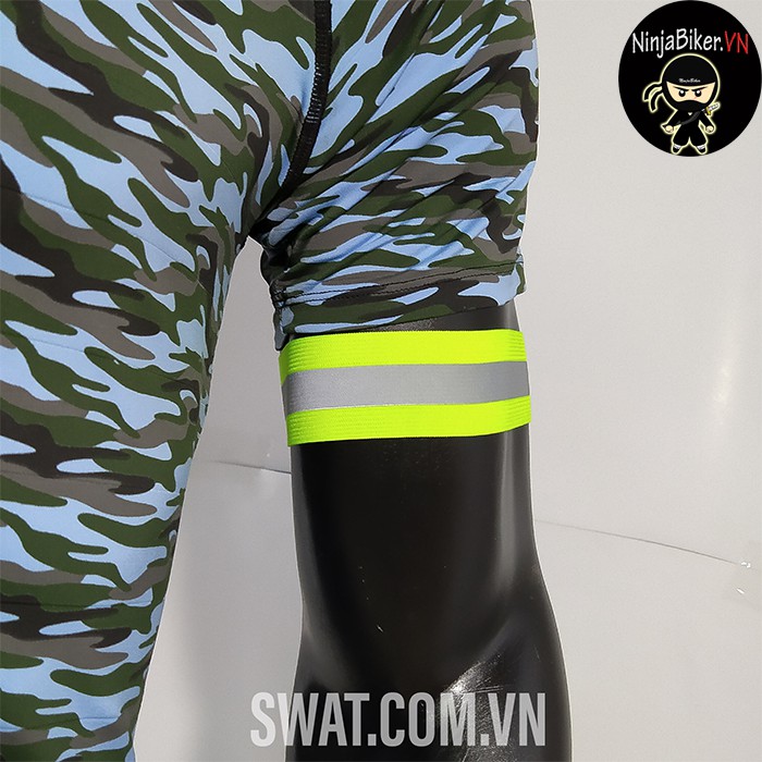 Đai phản quang chân tay thun đàn hồi cao cấp (1 cặp)