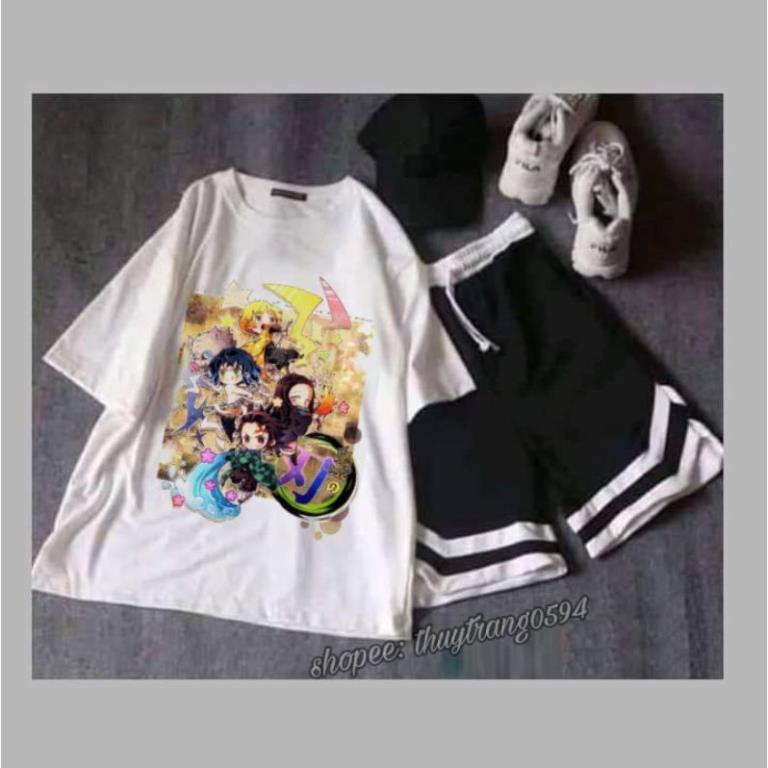 Set Bộ Áo Quần Anime DEMON SLAYER Siêu Đẹp | Set Áo KIMETSU NO YAIBA Cực Ngầu