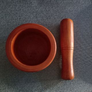 Bộ cối chày gỗ cao cấp - Hiệu Happy Kitchen