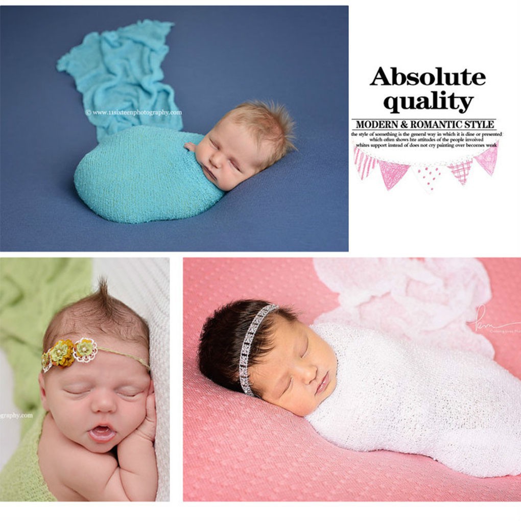 Chăn quấn chụp hình mềm mại, thoáng khí và đáng yêu cho bé sơ sinh