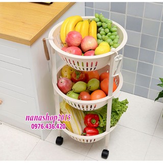 Kệ 3 tầng tròn