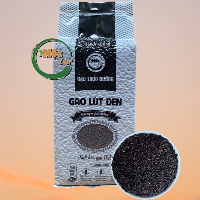 Gạo lứt đen dẻo ăn kiêng giảm cân - chính hãng Mộc Việt