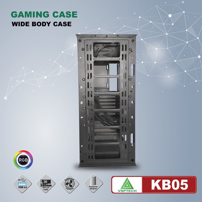 VỎ Case VSPTECH - Esport gaming KB05