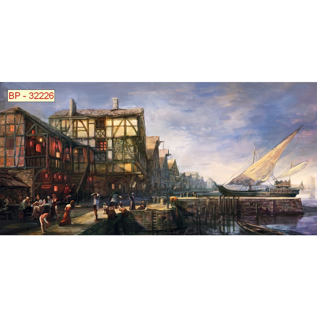 Tranh 3D Trang Trí Tường Cho GAME Thủ