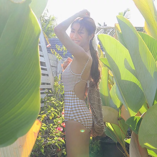 Hàng order - Bikini caro liền 1 mảnh hở lưng - [CÓ ẢNH THẬT Ở CUỐI] | BigBuy360 - bigbuy360.vn