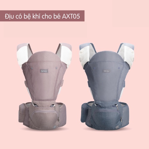 Địu có bệ đỡ BeBéar AXT05 cho bé - Xanh