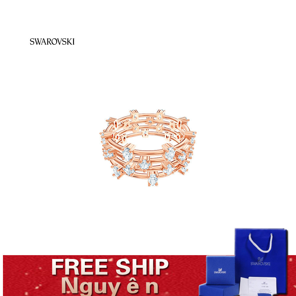 FREE SHIP Nhẫn Nữ Swarovski XATELIER MOONSUN Vẻ đẹp của các vì sao Ring Crystal FASHION cá tính Trang sức trang sức đeo THỜI TRANG