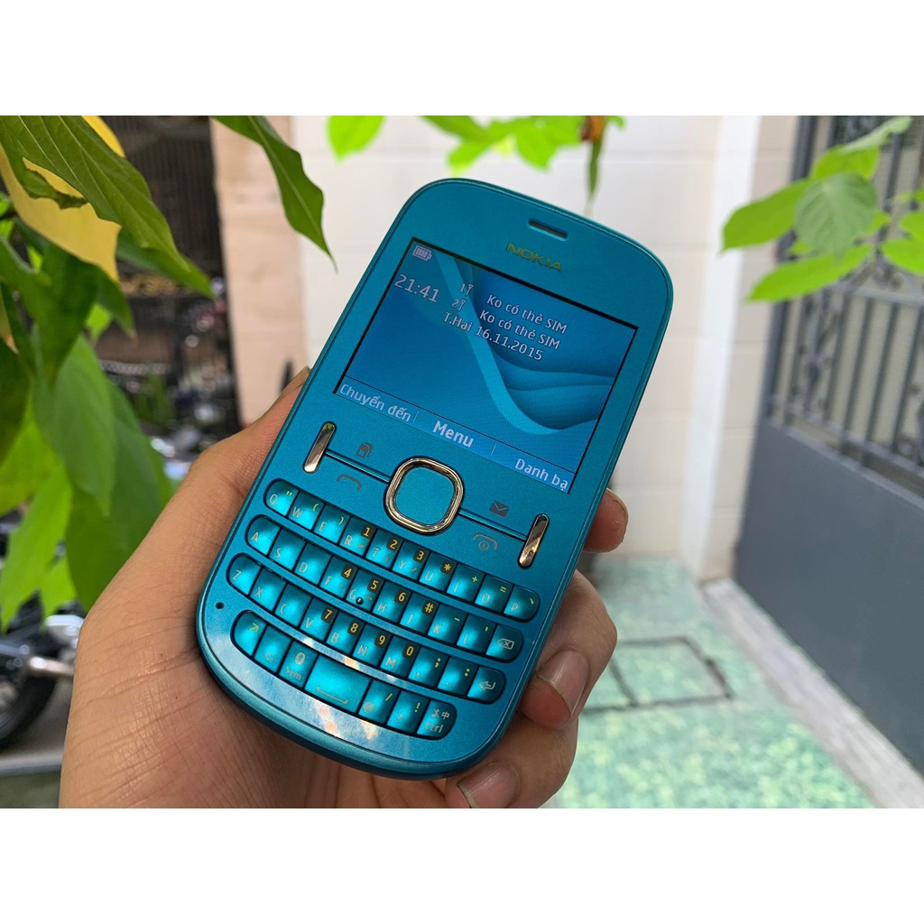 Điện thoại Nokia Asha 200 chính hãng màu xanh ngọc