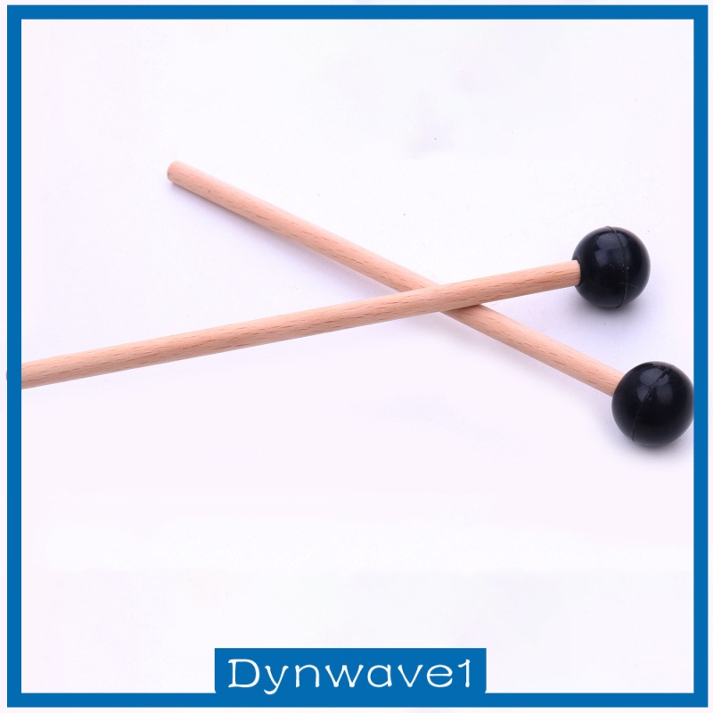 1 Cặp Dùi Gõ Trống Bằng Gỗ Cao Su Dày 145mm