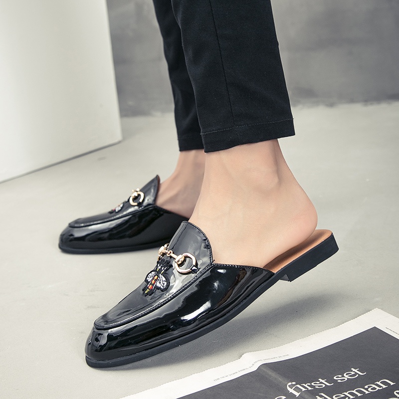 Giày lười không viền size 38-45 phong cách Anh Quốc thời trang dành cho nam