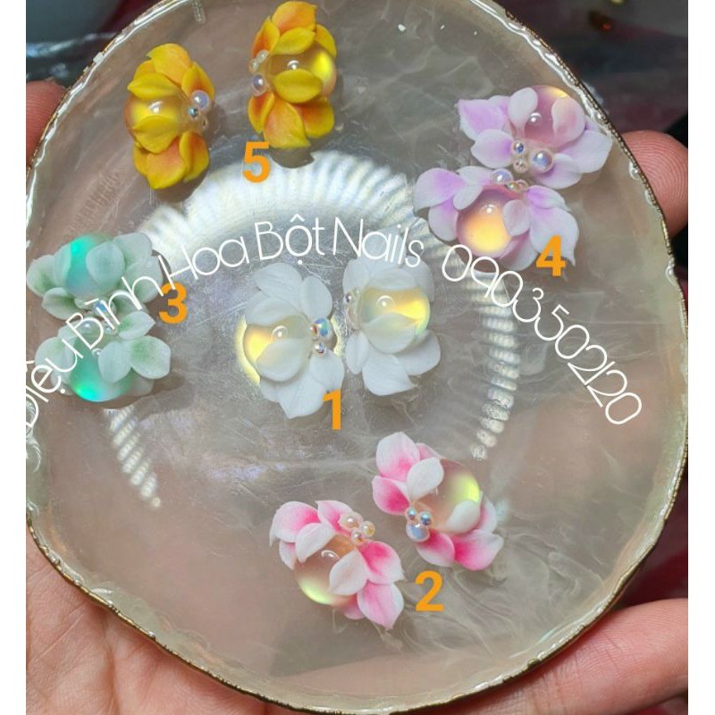 Hoa bột nails - mắt mèo mã 01