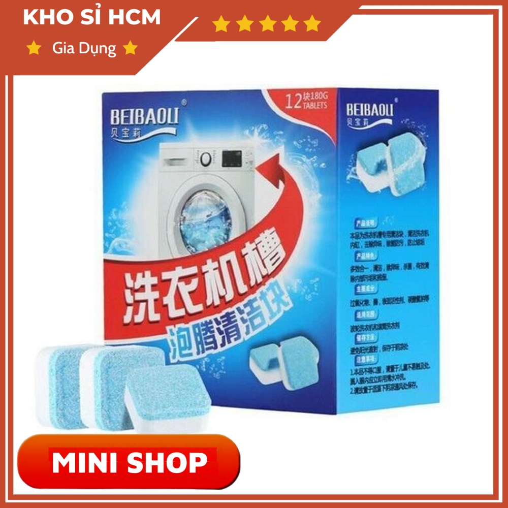 Hộp 12 Viên Vệ Sinh Lồng Máy Giặt MINISHOP H103