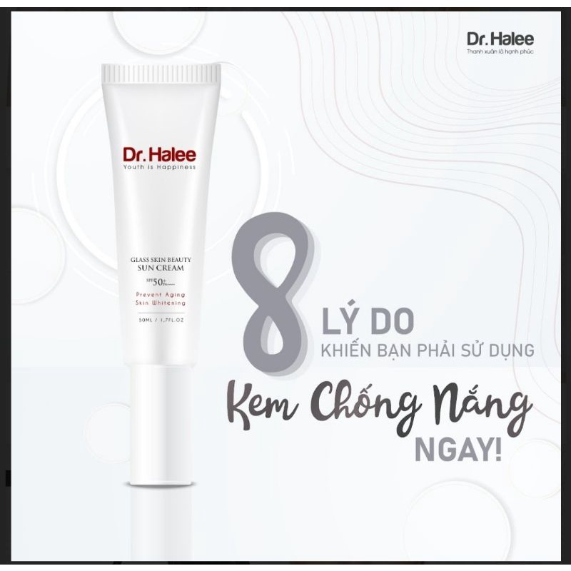 Kem chống nắng nâng tone Dr.Halee Mini - 10g