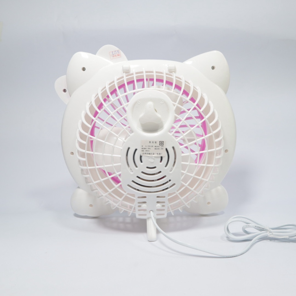Quạt để bàn, để giường hình thú dễ thương, kích thước 30x30cm cắm điện 220v