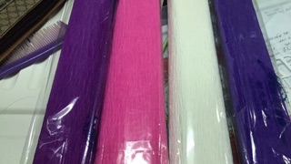 Giấy nhún làm hoa handmade