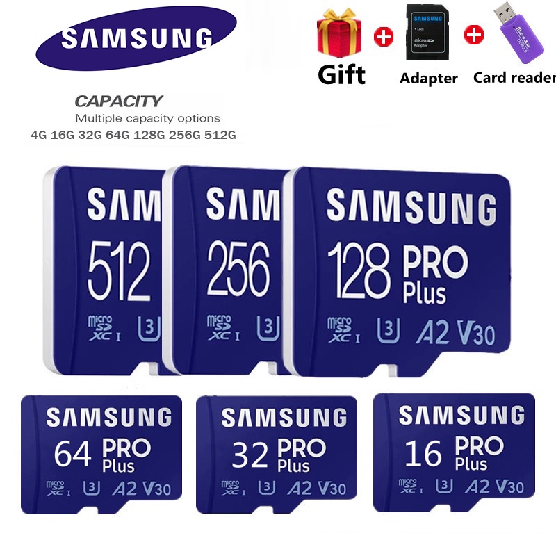 Thẻ Nhớ MicroSD 128GB 256GB 512GB Cho Điện Thoại SAMSUNG C10 PRO Plus