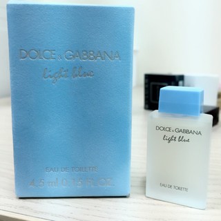 [ Minisize 4.5ml ] Nước Hoa Nữ DOLCE & GABBANA Light Blue EDT