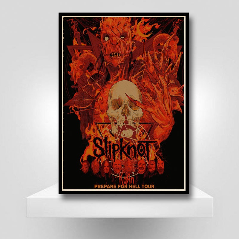 Áp dụng phong cách cổ điển rock slipknot tường áp phích