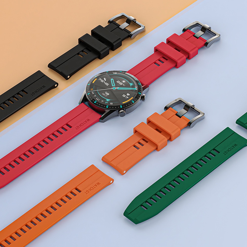 Dây Đeo Silicone Thay Thế Cho Đồng Hồ Thông Minh Huami Amazfit GTR 4 3 2 Pro 47mm Pace Stratos