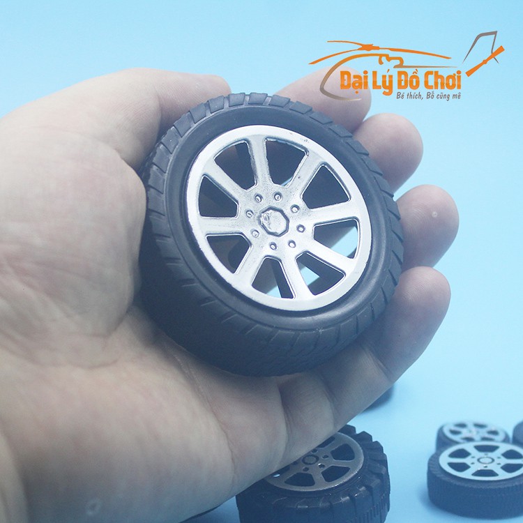 Bánh xe nhựa đủ kích thước dành để chế tạo đồ chơi ô tô điều khiển từ xa
