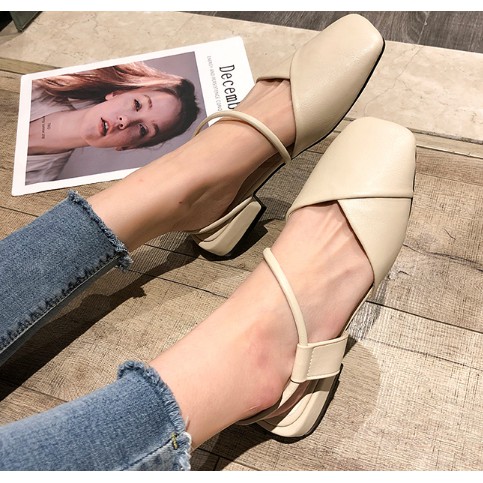 [SẴN- Có video tự quay] Giày búp bê đế vuông - P001 | BigBuy360 - bigbuy360.vn