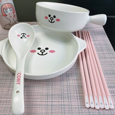 THÌA, MUỖNG GỐM SỨ LINE FRIENDS