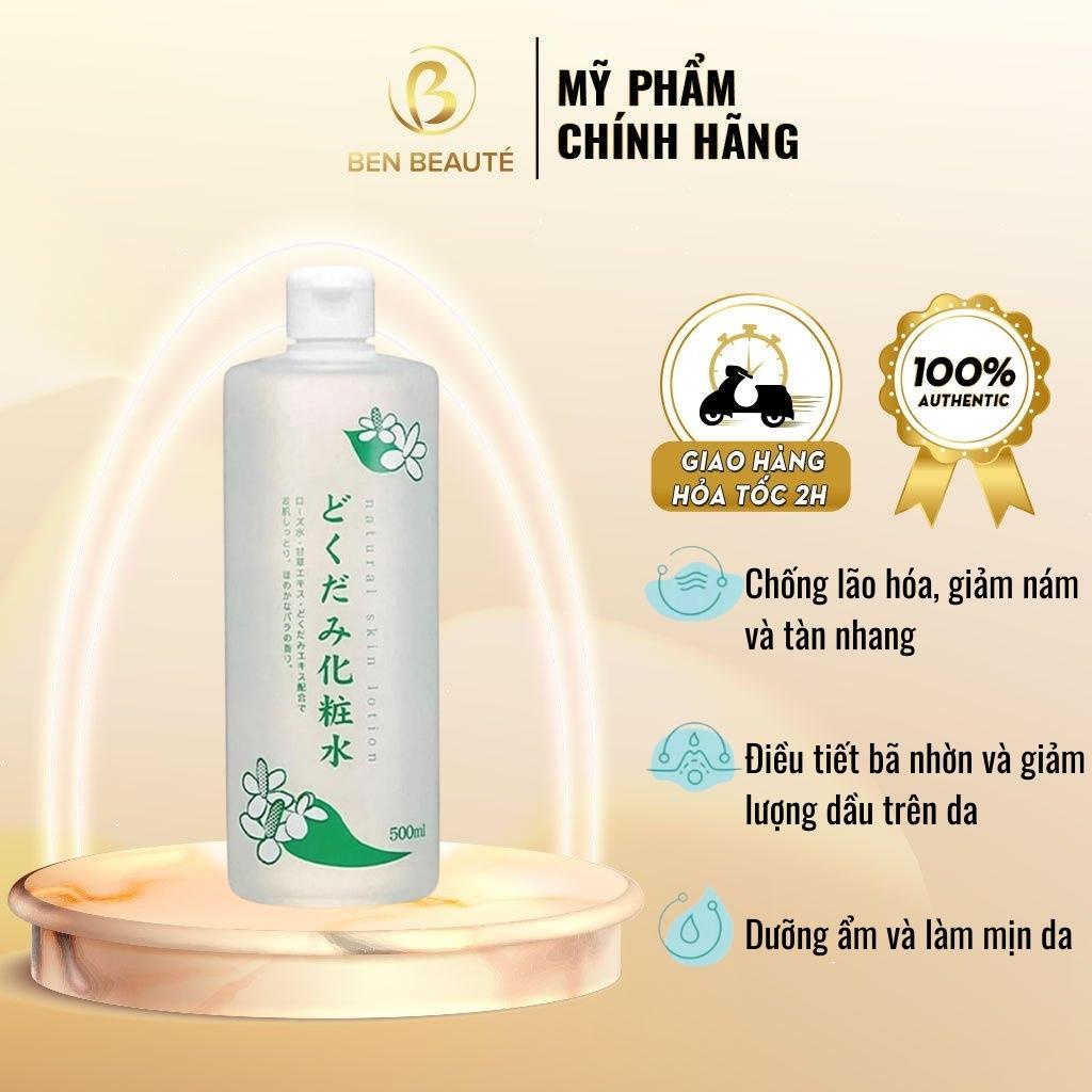 Nước Hoa Hồng Diếp Cá Natural Skin Lotion 500ml