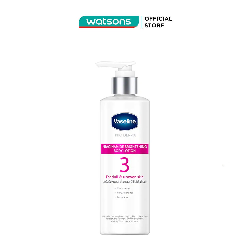 Sữa Dưỡng Thể Vaseline Sáng Da Pro Derma Niacinamide Brightening Body Lotion 250ml