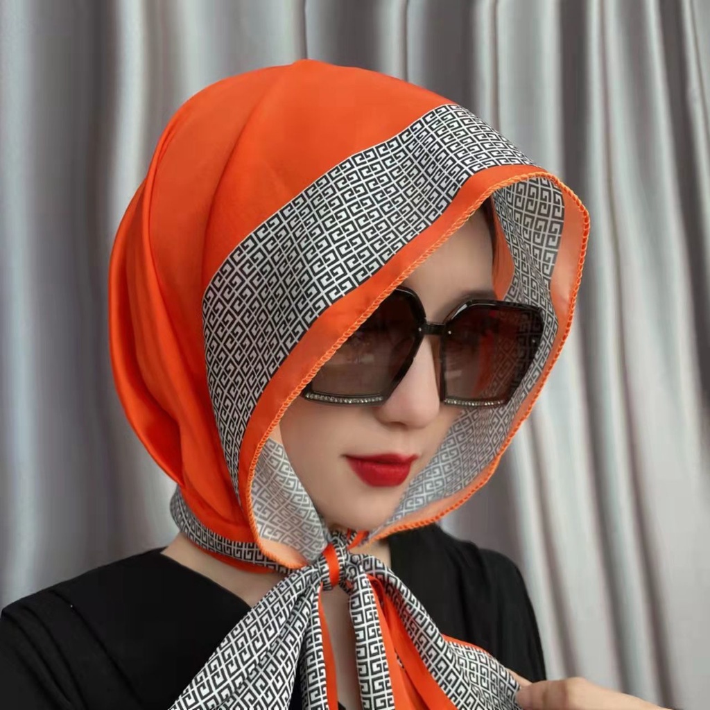 Mũ Trùm Đầu Kiêm Khăn Quàng Cổ Đa Năng Thời Trang Xuân Hè Mới Dễ Phối Đồ