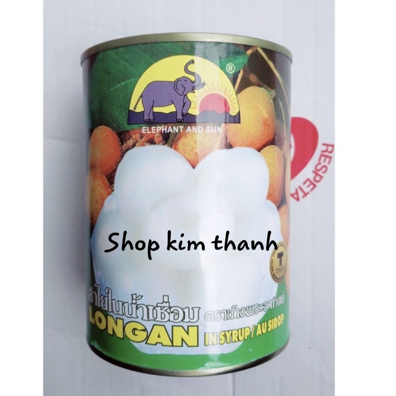 Trái nhãn Đóng Lon 565G thái Lan