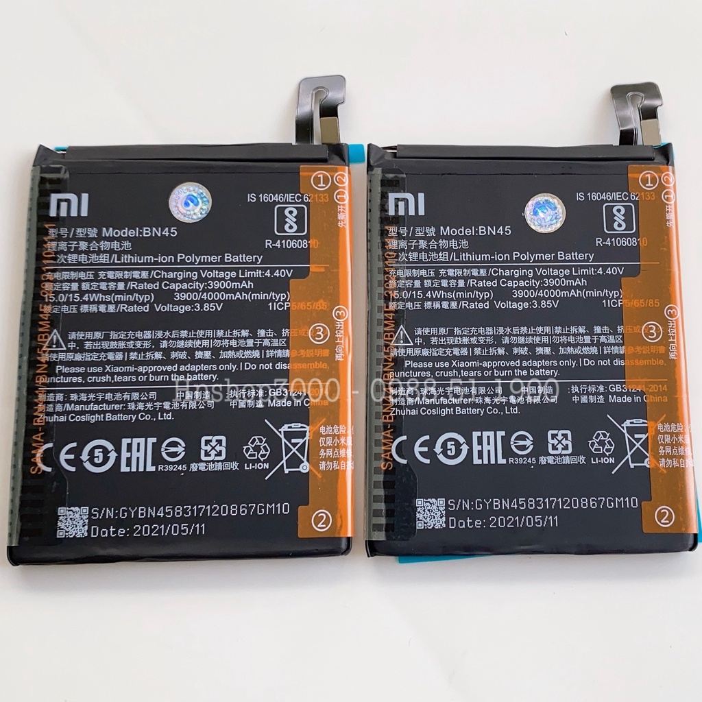 Pin Xiaomi Redmi Note 5/ Note 5 Pro BN45 Dung Lượng 4000mAh Zin Chính Hãng - Bảo Hành 6 Tháng