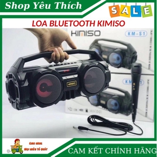 Loa Bluetooth Karaoke Kimiso S1 Tặng kèm mic hát