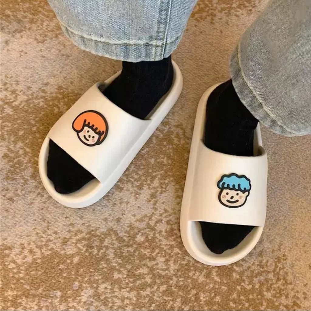 Dép Ulzzang Boy Girl giá rẻ siêu êm - size unisex (TĂNG 1 SIZE)
