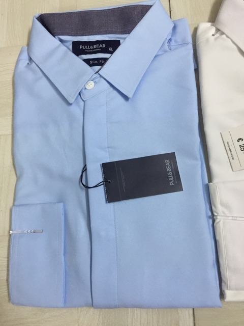 Áo Sơmi Nam Lụa Trơn Tay Dài Dấu Nút | BigBuy360 - bigbuy360.vn