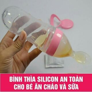 BÌNH THÌA ĂN DẶM, ĐÚT SỮA CHO BÉ