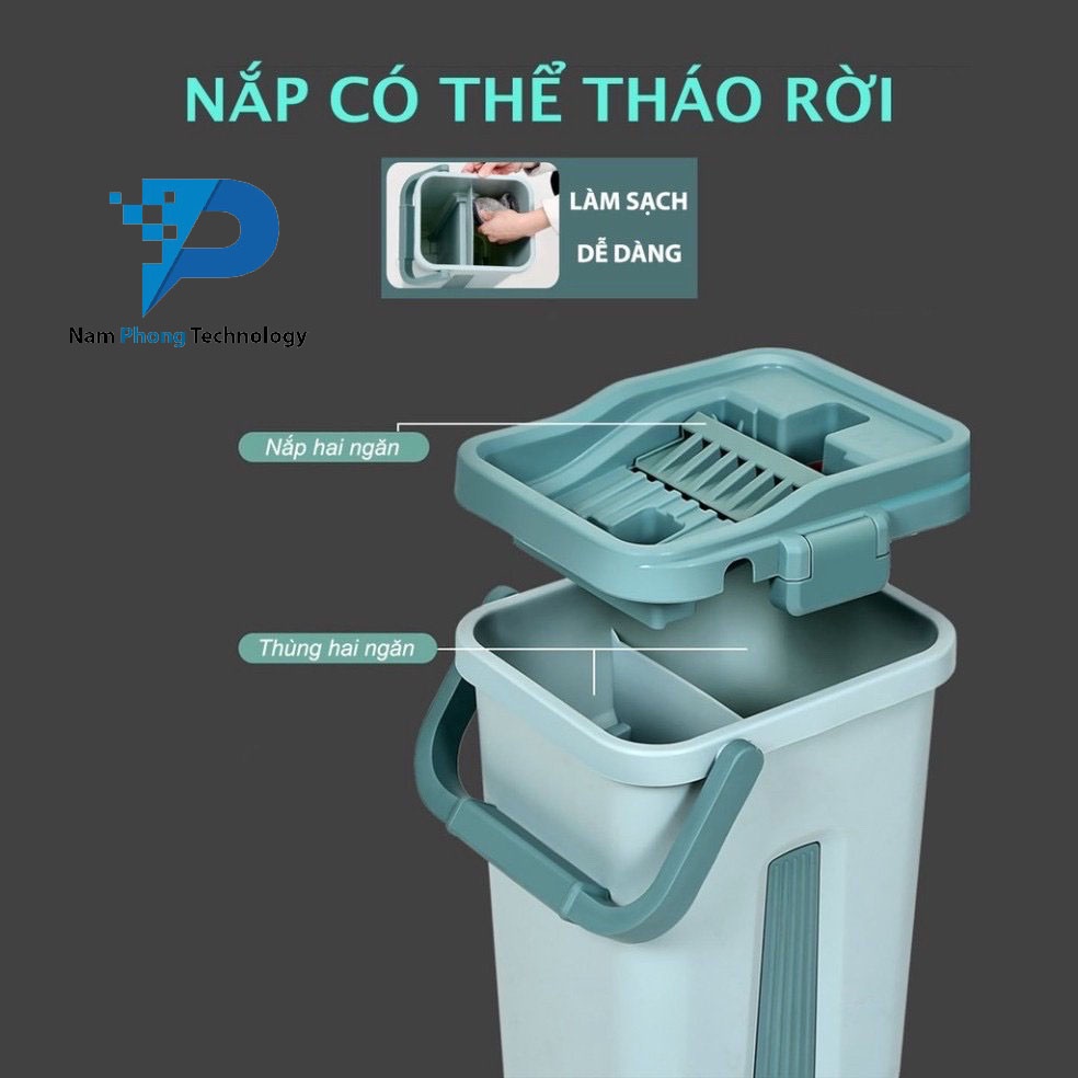 CÂY LAU NHÀ THÔNG MINH TỰ VẮT THẾ HỆ MỚI - THIẾT BỊ LÀM SẠCH NHÀ ƯU VIỆT