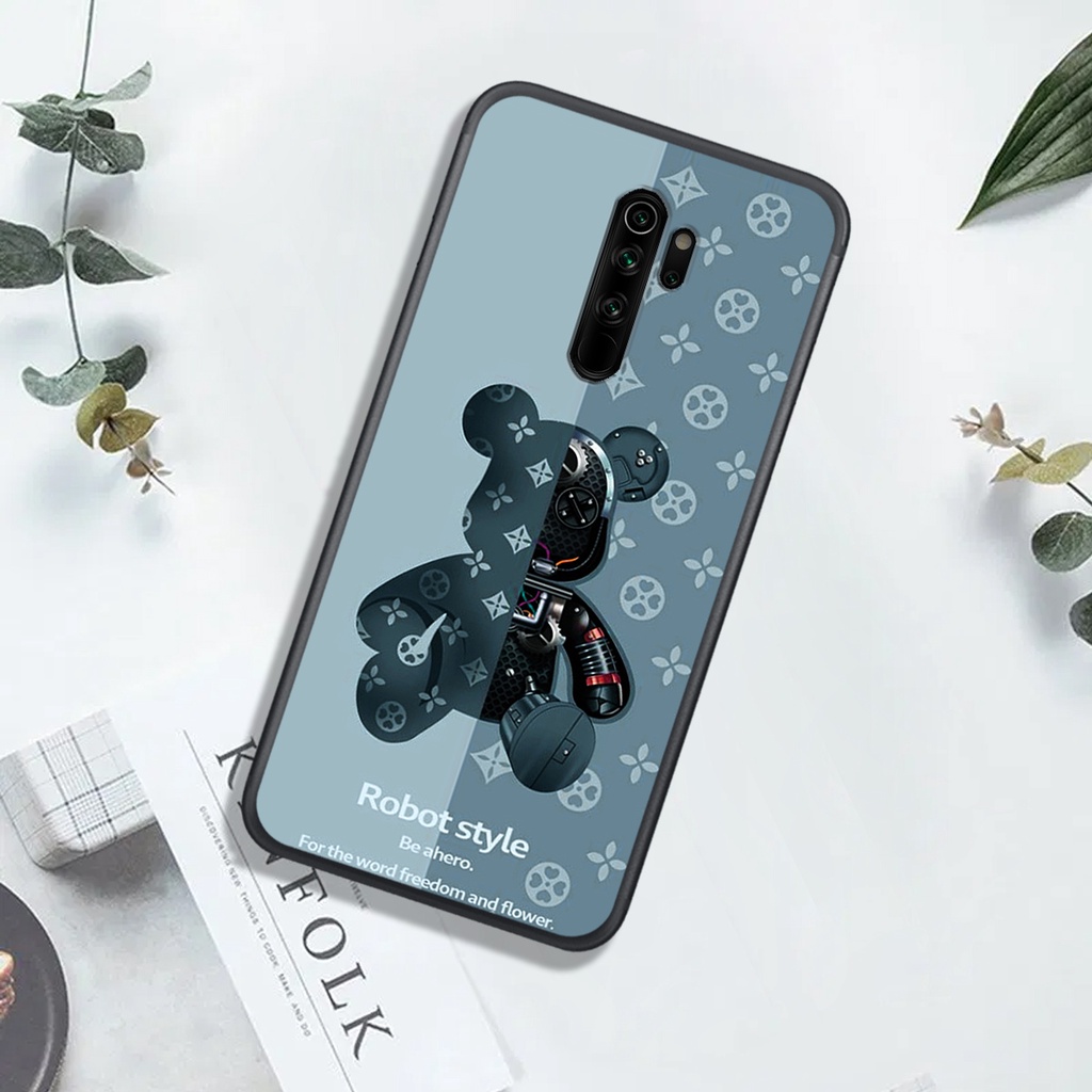 ỐP LƯNG XIAOMI REDMI NOTE 8 - NOTE 8 PRO - REDMI 9 , IN HÌNH GẤU ROBOT CỰC ĐẸP.