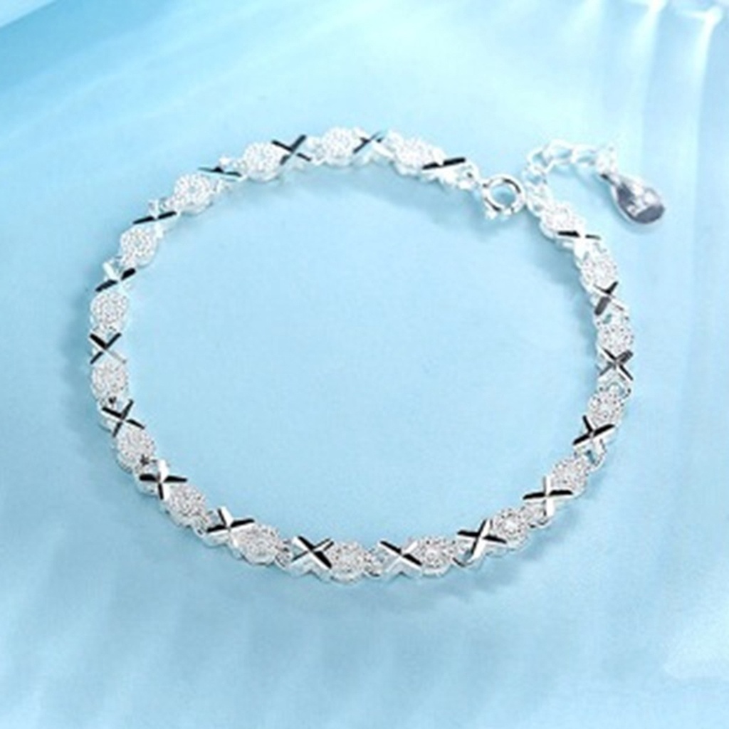 Vòng Đeo Tay Mạ Bạc Thời Trang Dành Cho Nữ