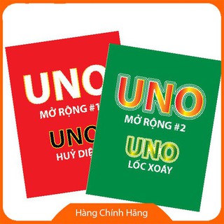 Thẻ bài Combo Bài Uno Mở rộng – Uno Expansion & Uno Storm (New Vision) VRDPWSV9