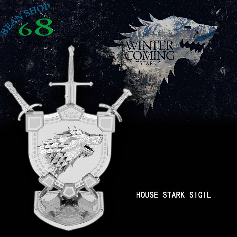 Mô hình thép 3D tự ráp mẫu Game of Thrones