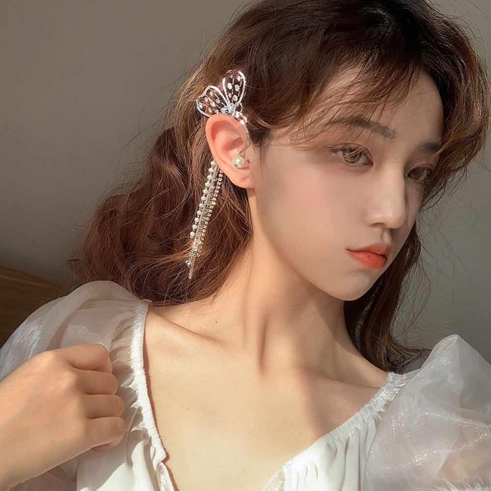 Khuyên tai dáng dài tạo hình độc đáo cho nữ