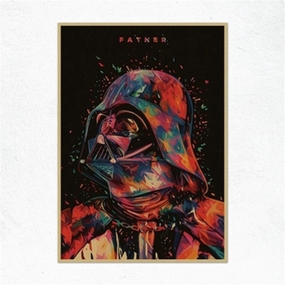 Poster Phim Star Wars Darth Vader R2-D2