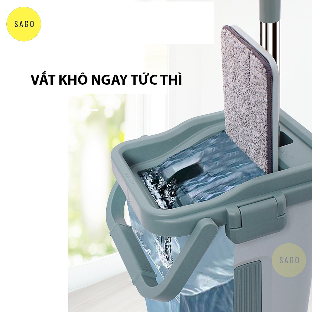 Cây lau nhà thông minh tự vắt SAGOKER, mã SG_BLN_RE